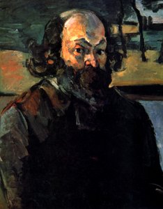 自画像 作： Paul Cézanne